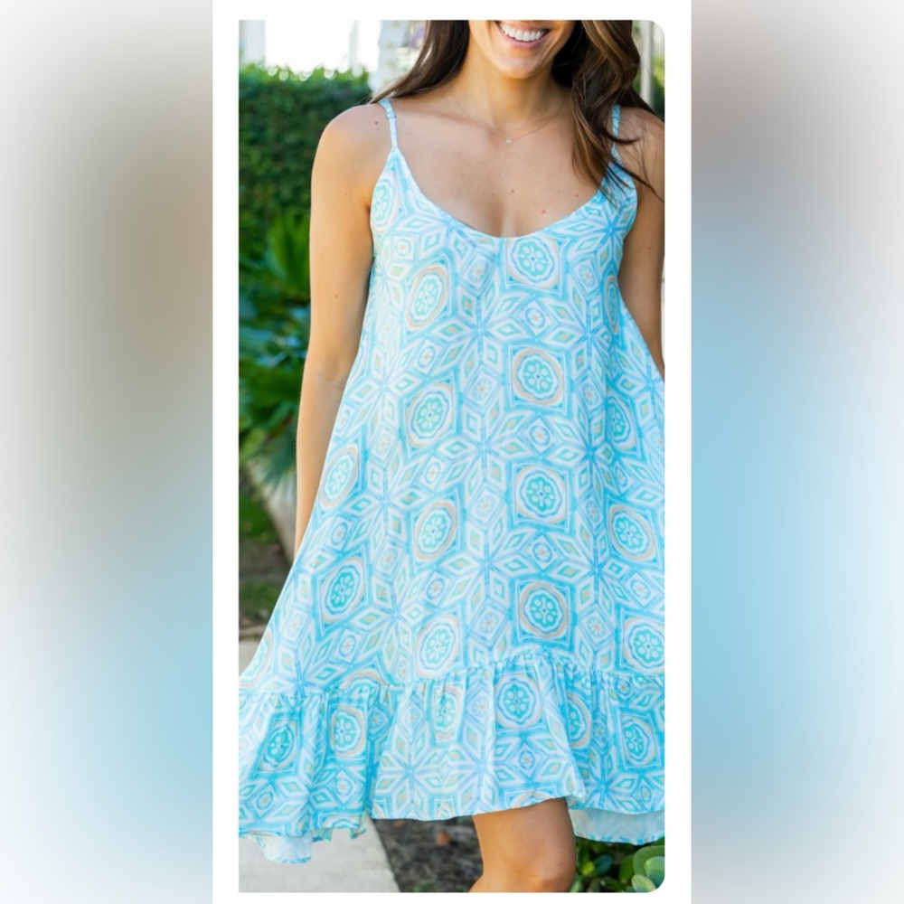 NWT Kenny Flowers The Ischia Mini Swing Dress